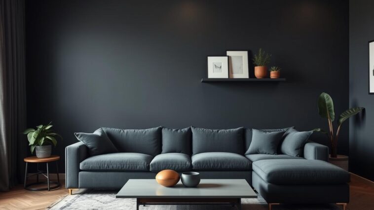 Dunkle Wandfarben modern einsetzen: Tipps für stimmungsvolle Räume