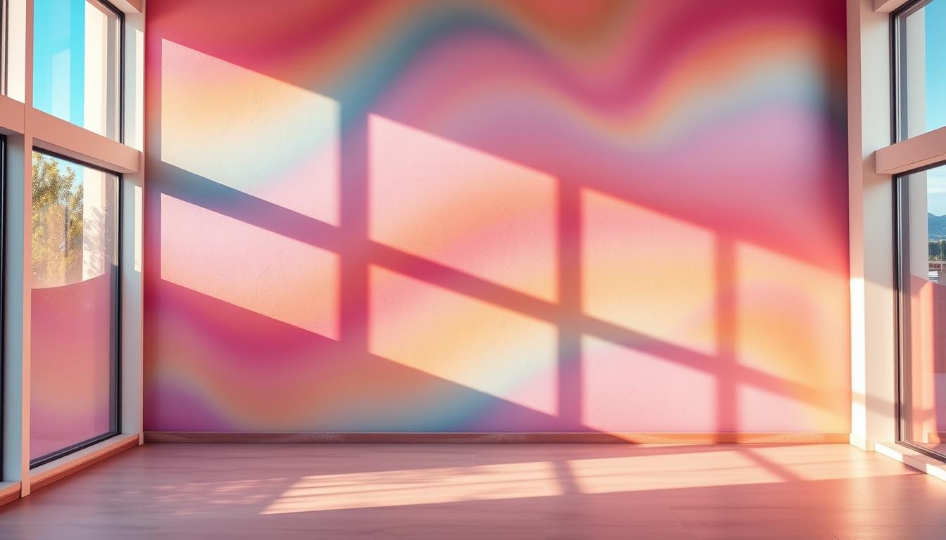 Farbverläufe an der Wand: Trendige Techniken 2025
