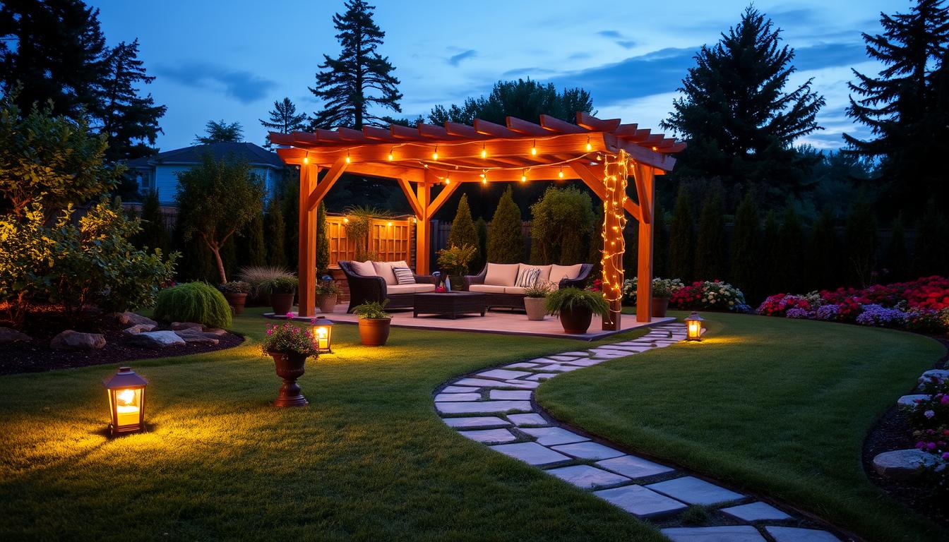 Gartenbeleuchtung gestalten: Warmes Licht für lange Abende