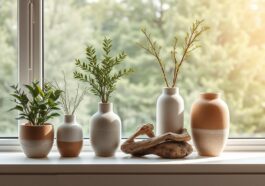 Harmonische Fensterbank-Deko für moderne Wohnräume