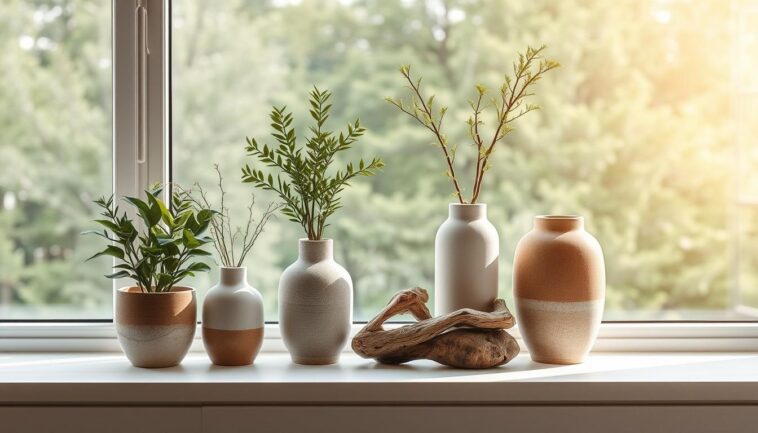 Harmonische Fensterbank-Deko für moderne Wohnräume