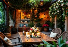 Outdoor-Deko für gemütliche Terrassen