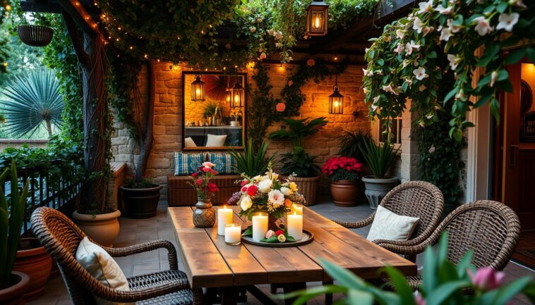 Outdoor-Deko für gemütliche Terrassen