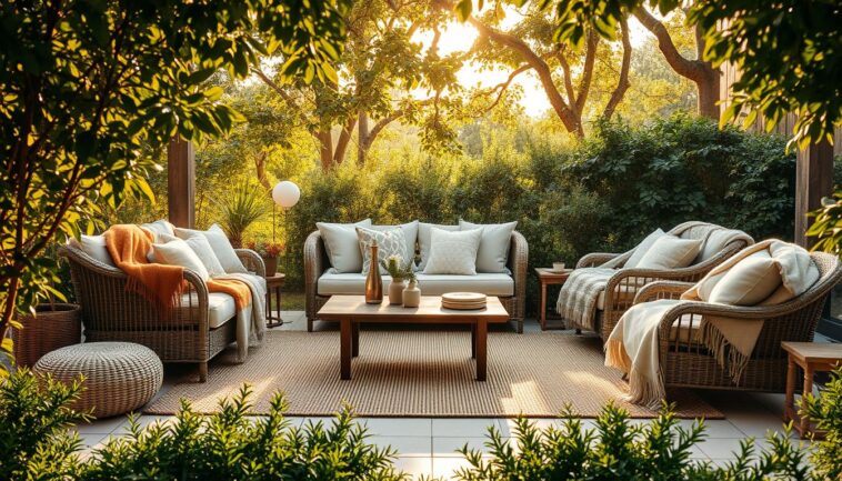 Outdoor-Textilien und Teppiche: So entsteht ein gemütlicher Außenbereich