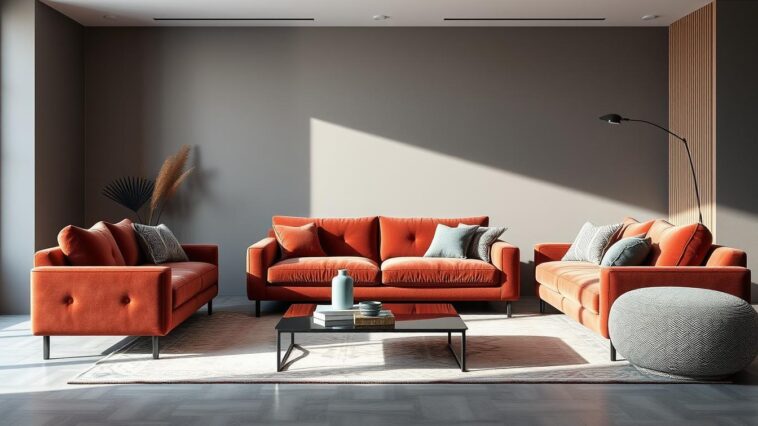 Sofatrends 2025: Formen, Farben & Bezüge