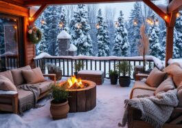 Terrasse winterfest machen: So schützt du Möbel & Pflanzen
